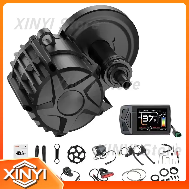 Kit de motor eléctrico para bi - Mid Drive Motor Kit 52V 1000W reseña y precio